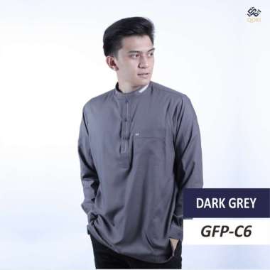 Qori Apparel Baju Koko Casual Gaffi (Lengan Panjang) C6 XXL