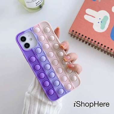 Stress Reliever Case Casing Cute Lucu Silikon iPhone 13 Mini Pro Max iPhone 13 Pro Varian B