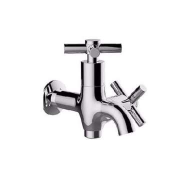 kran cabang wasser tc2-020 kran shower double model toto keran air Silver