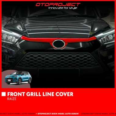 FRONT GRILL LINE COVER RAIZE - CHROME