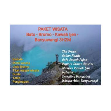 Mazaya Transport Rentcar Banyuwangi Tour Batu Bromo Kawah Ijen Paket Wisata Domestik 3h2m