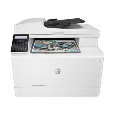 HP MFP M181fw Color LaserJet Pro (PSCF-AIR PRINT- KONEKSI NIRKABEL)  GARANSI RESMI White