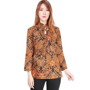 Miracle Shop Kafiya Blouse Batik Lengan Panjang Wanita