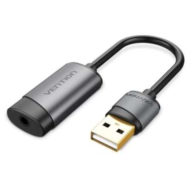 harga BEST PROMO VENTION USB SOUND CARD EXTERNAL WITH CABLE FOR WINDOWS MAC LINUX CDJ Single Hole Blibli.com