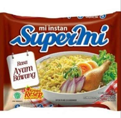 Promo Harga Supermi Mi Instan Ayam Bawang 75 gr - Blibli