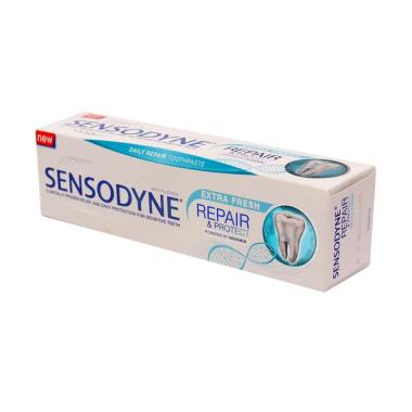 Promo Harga Sensodyne Pasta Gigi Repair & Protect Extra Fresh 100 gr - Blibli