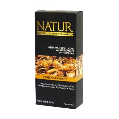 Natur Gingseng Extract Shampoo [270 mL/ Kemasan Botol] -