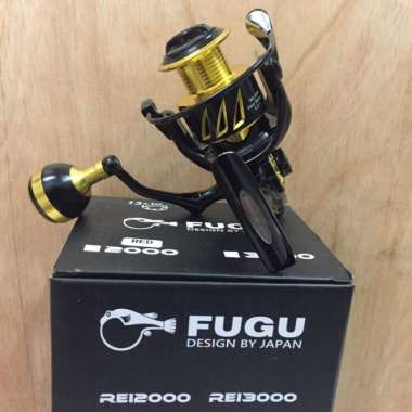 REEL PANCING FUGU REI 1000 - 3000 Design By Japan Terbaru - 1000 Gold ORIGINAL 100 % Multicolor