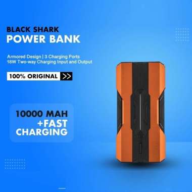 Black Shark Powerbank 10000 mAh Quick Charge Original ORANGE