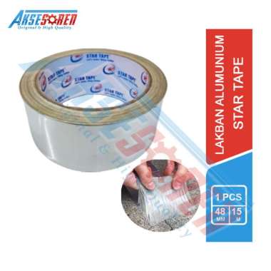 Lakban Star Tape Aluminium Foil Tape [44 mm x 15m] / Tambal Panci / Wajan / Lakban Tahan Panas / Ant