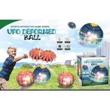 Mainan UFO Deformed Ball Mainan Bola Terbang UFO Lampu LED