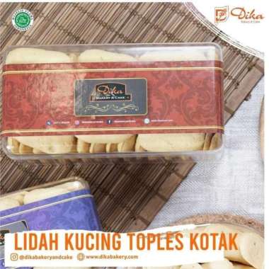 Roti Kue Kering Lidah Kucing Toples Kotak Dika Bakery