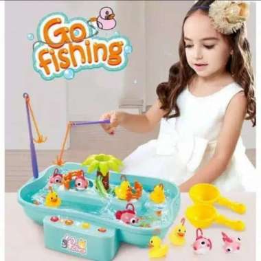mainan fishing duckling series pancing bebek ikan edukasi