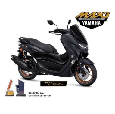 Yamaha All New Nmax 155 Connected Non ABS Version Sepeda Motor [VIN 2022/ OTR Surabaya] Black & Gold