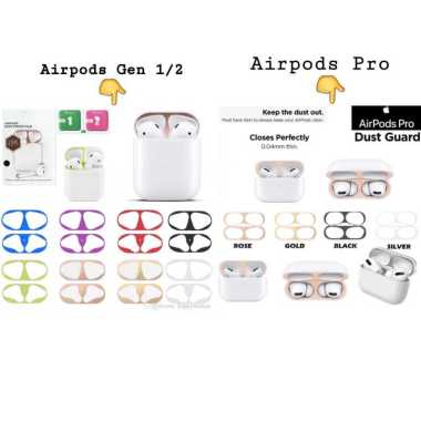 Sticker Airpods 1 Airpods 2 Airpods Pro Anti Debu / Dust Apple Airpods Glossy / Sticker Pelindung airpods Anti Debu AIRPODS PRO GOLD