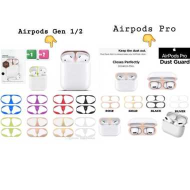 Sticker Airpods 1 Airpods 2 Airpods Pro Anti Debu / Dust Apple Airpods Glossy / Sticker Pelindung ai