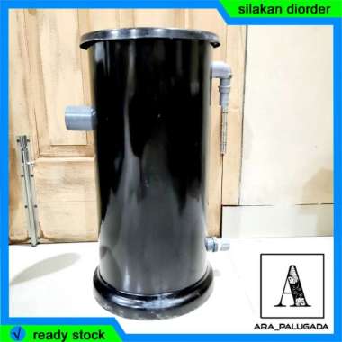 Tong Filter Kolam Kosong Ukuran S - Biru Hitam