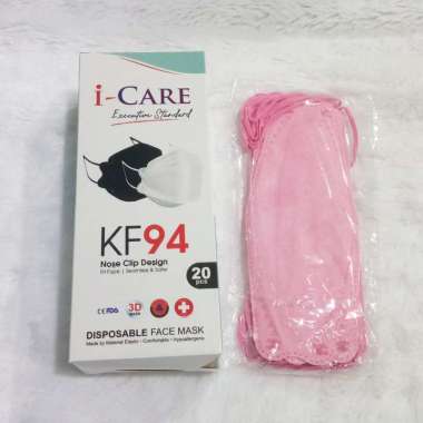 MASKER MEDIS KOREA I-CARE EVO MASKER KF94 MEDICAL GRADE Pink