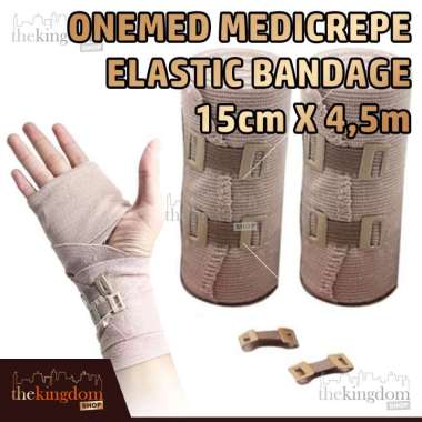 Onemed Medicrepe Elastic Bandage Perban karet Patah Tulang 15cm x 4,5m 6"