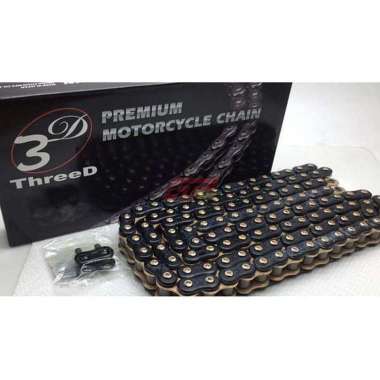 Rantai EK Chain ThreeD 525Z 120L Black