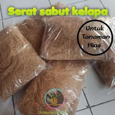 serat sabut kelapa cocofiber 200gr - cocofiber - media tanam cocofiber