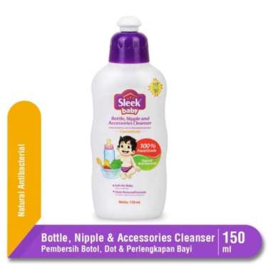 Sleek Bottle Niplle & Acessories Cleanser Pembersih Peralatan Bayi Sabun Cuci Botol Susu, Dot Bayi -