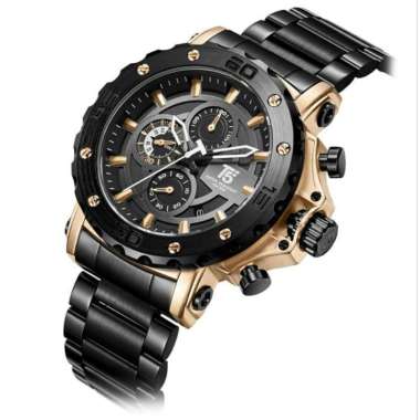 Jam Tangan Fashion T5 H3702 original jam tangan pria T5 H 3702 / T5 3702 Rosegold black