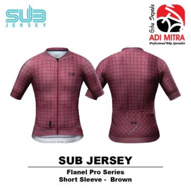 SUB Jersey Flanel Pro Series Short Sleeve Jersey Sepeda Premium