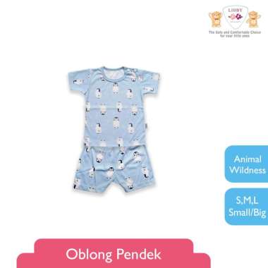 LIBBY Stelan Oblong Pendek Motif Animal Wildness (1 stel) S North Pole