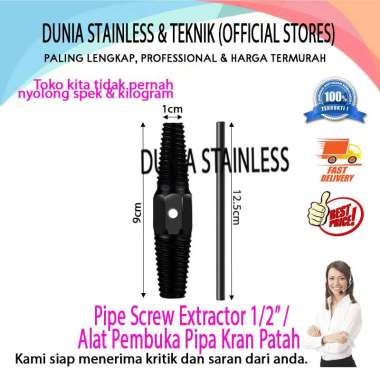 Alat Cabut Kran Pipa Patah /Pipe Screw Extractor 1/2in