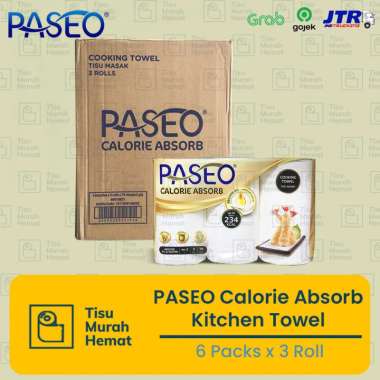 Tisu Kartonan Paseo Calorie Absorb / Kitchen Towel Grosir / Tisu dapur