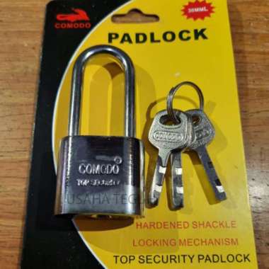 Gembok Rumah / Gembok Pagar / Gembok Leher Panjang 30mm