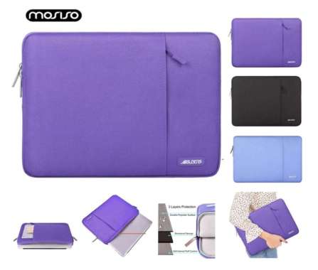 Mosiso Tas Laptop/ Macbook Sofcase Sleeve Mosiso Shockproof [13 - 13.3 Inch] Ungu