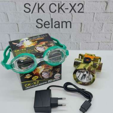 senter kepala selam kiseki ck x2 100 % ORIGINAL Multicolor