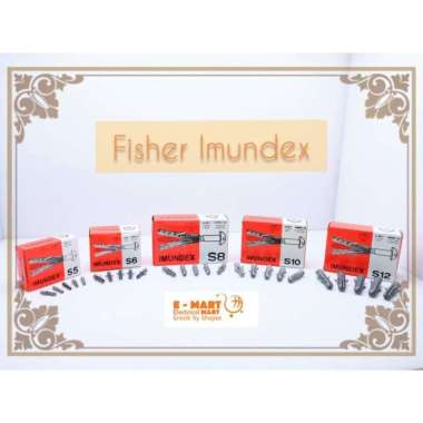 IMUNDEX Fisher S8 / Fisher Tembok Tanam Beton (PER KOTAK) Fiser S8