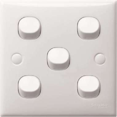 SCHNEIDER Classic Saklar Tunggal Saklar Double 3 Gang 4 Gang 5 Gang 5 GANG