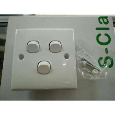 SCHNEIDER Classic Saklar Tunggal Saklar Double 3 Gang 4 Gang 5 Gang TRIPPLE