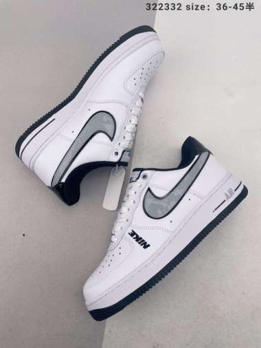 Jual Nike Air Force 1 Black And White 