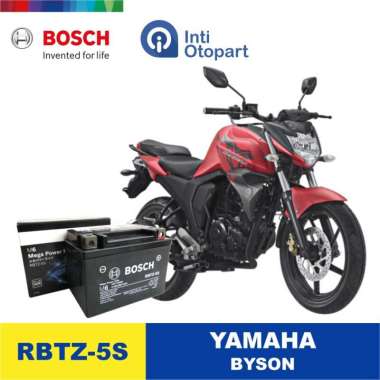 Accu Aki Motor YAMAHA BYSON ORIGINAL BOSCH hitam