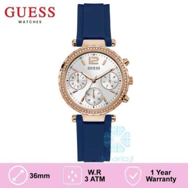GUESS GW0113L3 Original SOLSTICE Jam Tangan Wanita Analog Blue Rose