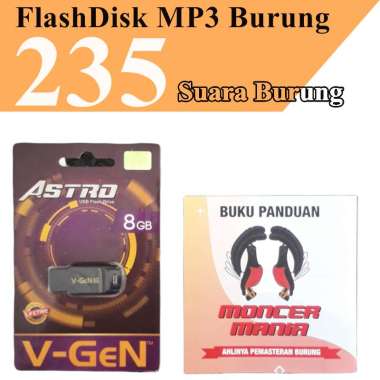 FLASDISK MP3 SUARA BURUNG MASTERAN BURUNG MONCER MANIA VARIAN 235 ISIAN