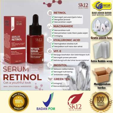 Serum Retinol 20ml SR12 / Cantik Gelowing Seperti Cristal