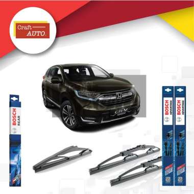 Wiper Honda All New CRV Turbo 2017 - On Depan Belakang Bosch Advantage