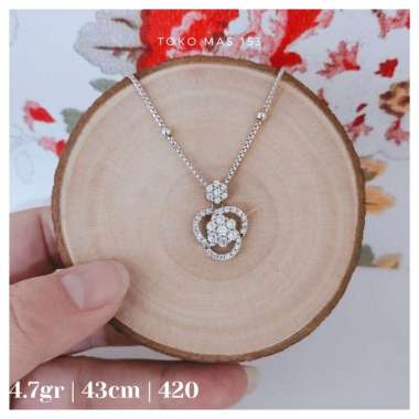 Harga Emas Putih Asli Kadar 375 Kalung Terbaru Februari 2022 ...