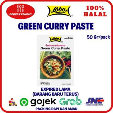 LOBO Tom Yum Paste / Green Curry Paste / Red Curry Paste Ala Thailand Kari Hijau