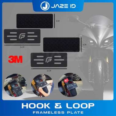 FRAMELESSPLATE Frameless Plate Dudukan Plate Plat Nomor Motor Kendaraan Honda