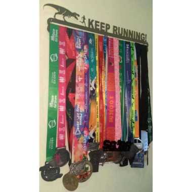 MEDAL HANGER - GANTUNGAN MEDALI - KEEP RUNNING STAINLESS STEEL