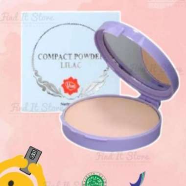 Viva Compact Powder Kuning Langsat compact lilac