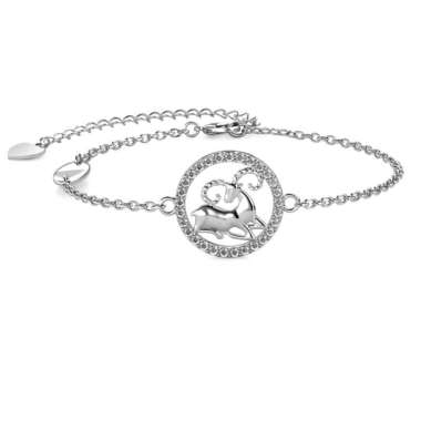 12 Circlet Zodiac Bracelet - Gelang Crystal by Her Jewellery Taurus
