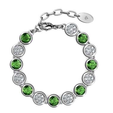 Myriad Birth Stone - Gelang Crystal by Her Jewellery Peridot